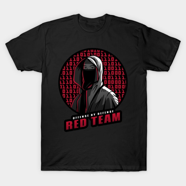 Red Team | Hacker Design T-Shirt by leo-jess